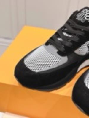 wholesale quality men's louis vuitton run way sneakers model no. 808